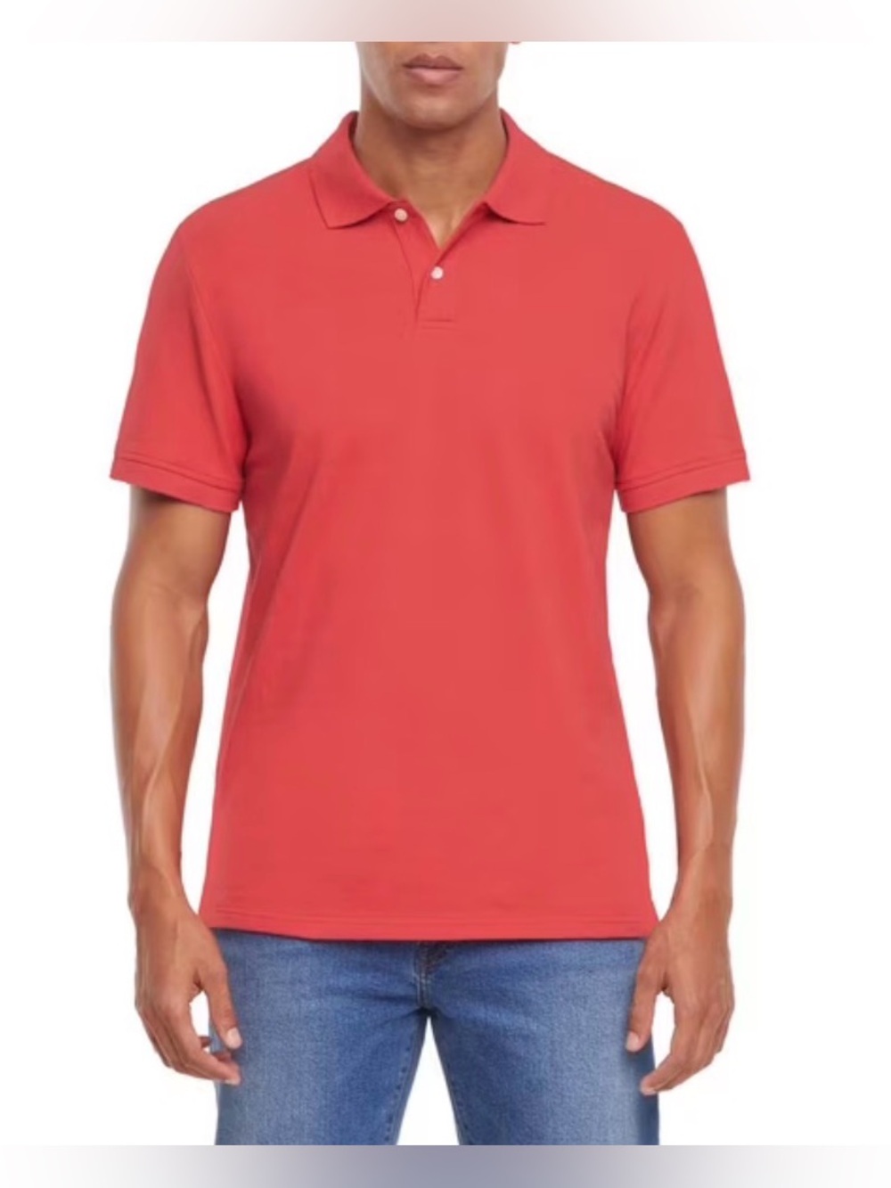 GAP Men’s Polo Shirt Coral Orange Short Sleeve Size XL Cotton Blend
